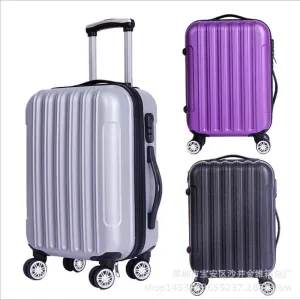 20"24" Carry-on Suitcase with Wheels Unisex Pink Luggage Travel Bag Trolley Bags Children's Suitcases