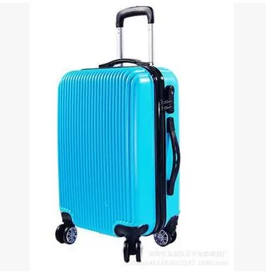 20"24" Carry-on Suitcase with Wheels Unisex Pink Luggage Travel Bag Trolley Bags Children's Suitcases
