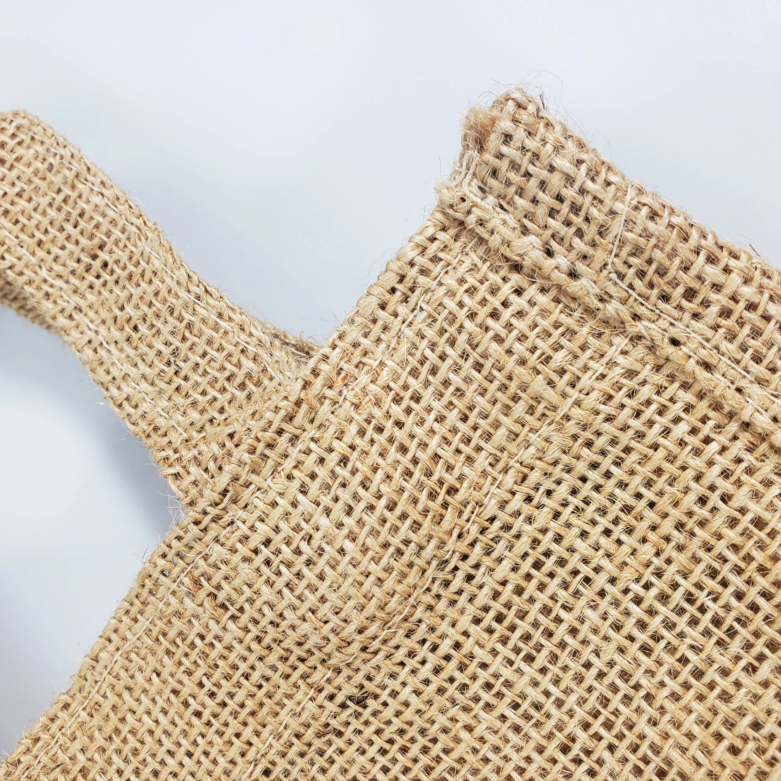 6 ct Small Burlap Party Favor Bags / Jute Gift Tote Bags - Pack of 6