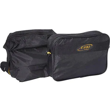 A. Saks 22" Carry On Folding Duffel with Pouch