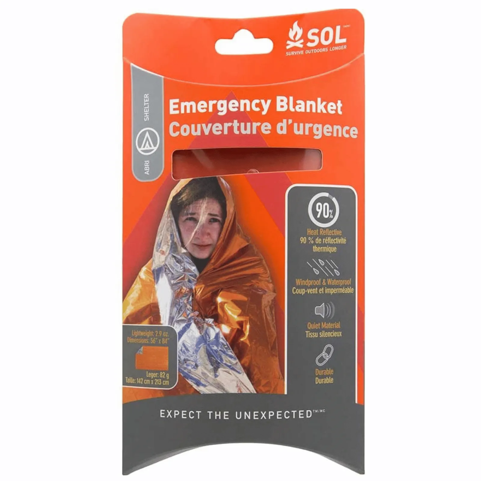 Adventure Medical SOL® Emergency Blanket (1 Person) - Assorted - OS