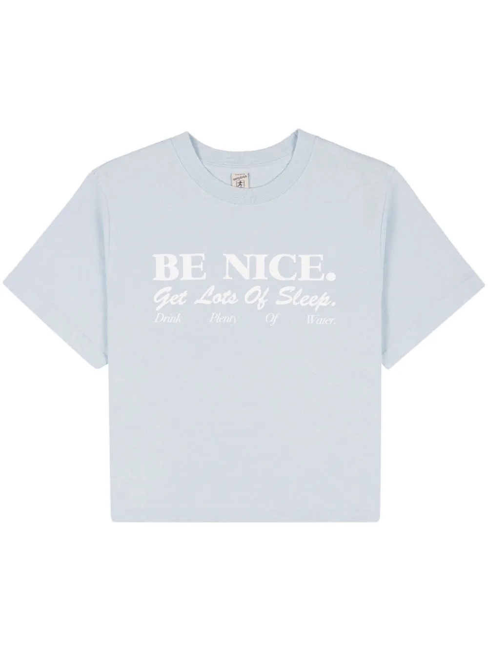 Be Nice cropped cotton T-shirt