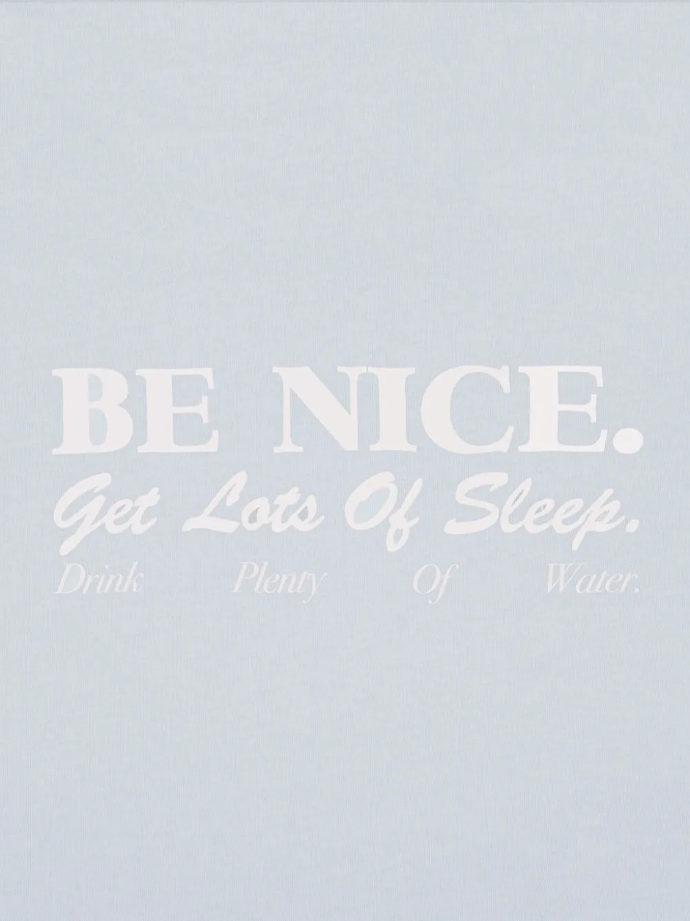 Be Nice cropped cotton T-shirt