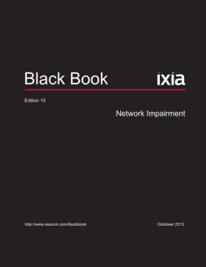 Black Book, Network Impairment, Ed. 10, Paperback, Color