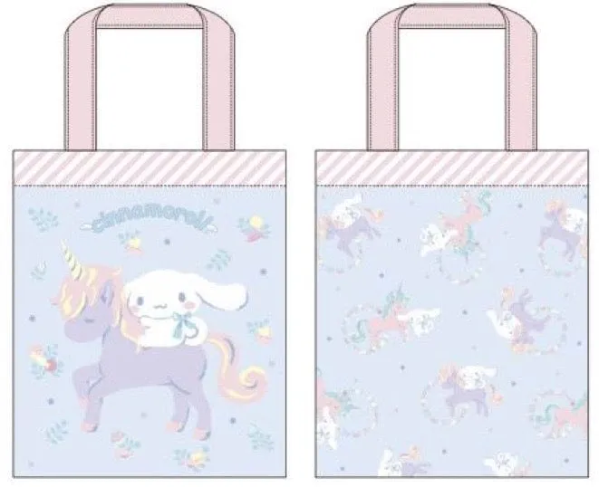 Blue Chococat, Dreamy Cinnamoroll, Kuromi Silhouette Tote Bags