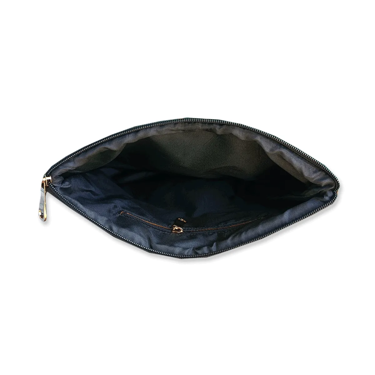 Blue Madhubani Checks Flap Tote Bag