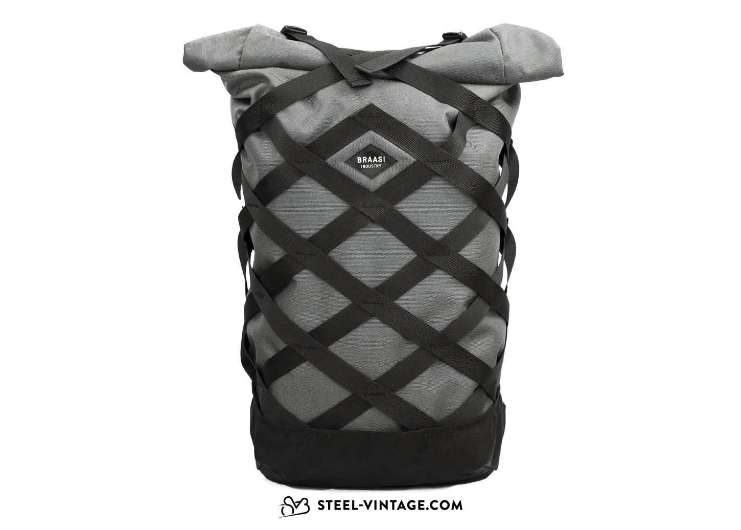 Braasi Industry Wicker Rolltop Backpack