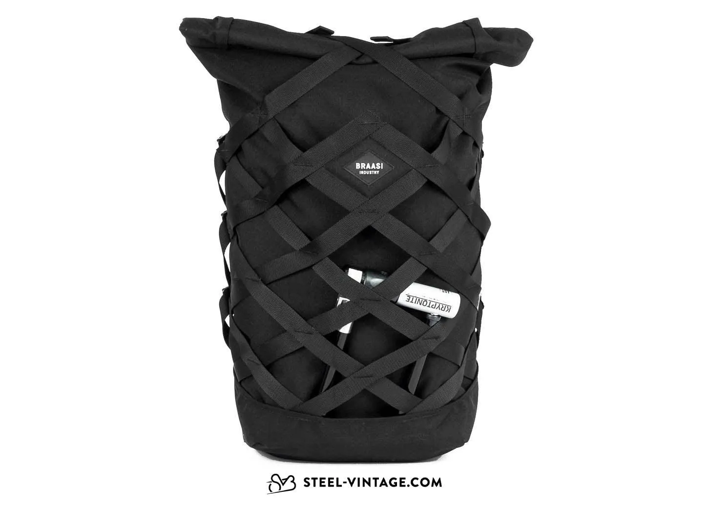 Braasi Industry Wicker Rolltop Backpack