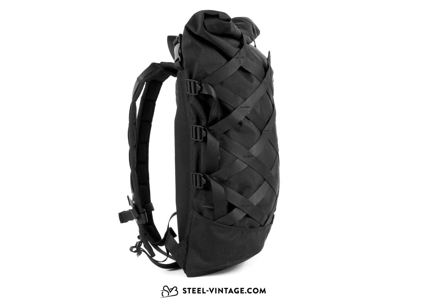 Braasi Industry Wicker Rolltop Backpack