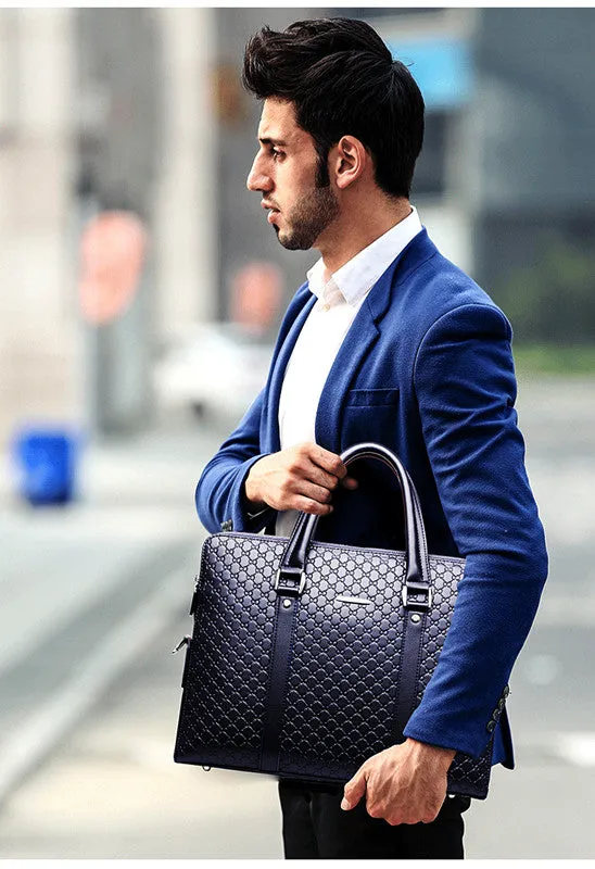 Brain Leather Laptop Bag For Men
