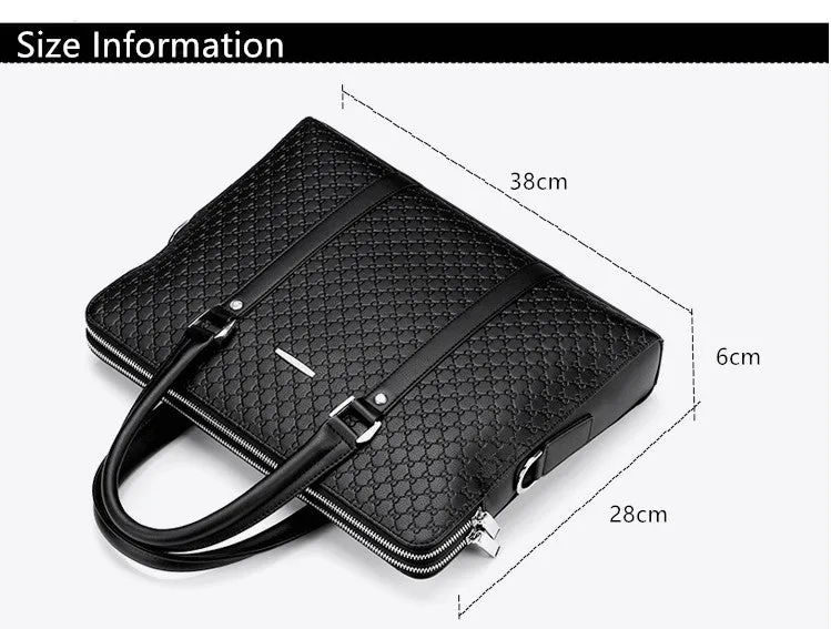 Brain Leather Laptop Bag For Men