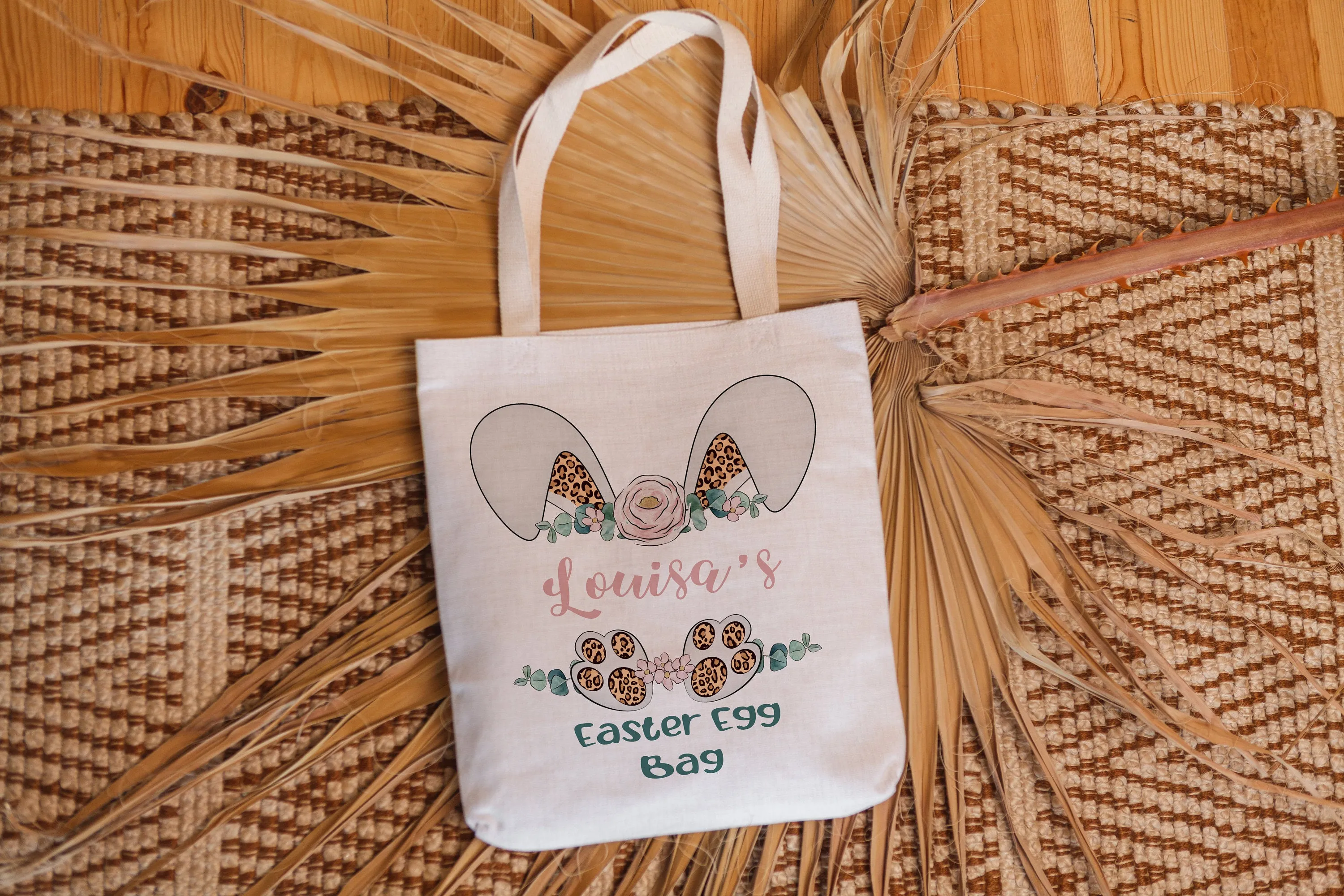 Bunny Ears Easter Tote Bag