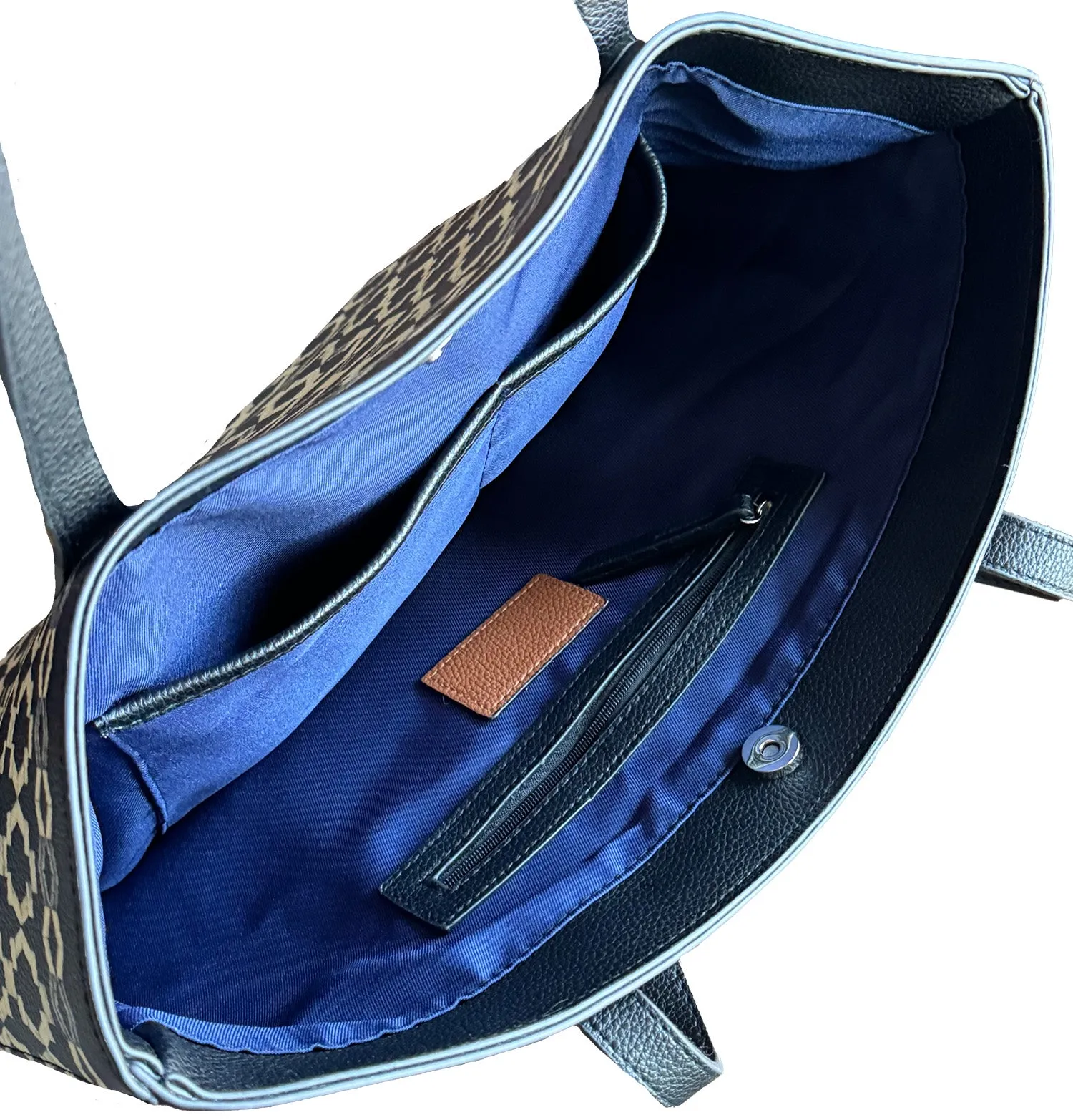 Cathedral Doorway Vegan Leather Tote Bag