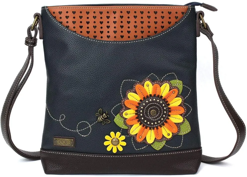CHALA Sweet Messenger Mid Size Shoulder Purse with Adjustable Strap