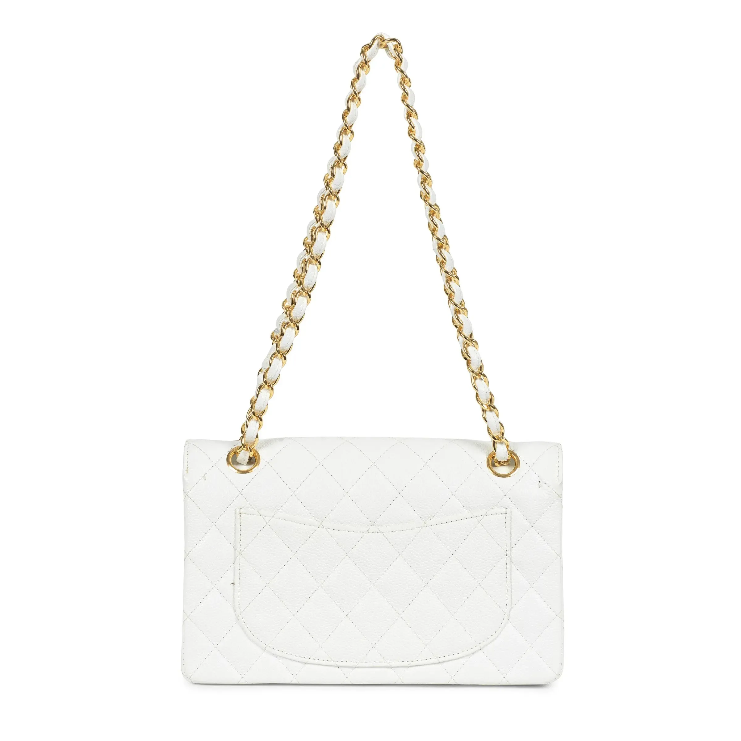 CHANEL CAVIAR QUILTED SMALL CLASSIC DOUBLE FLAP BAG