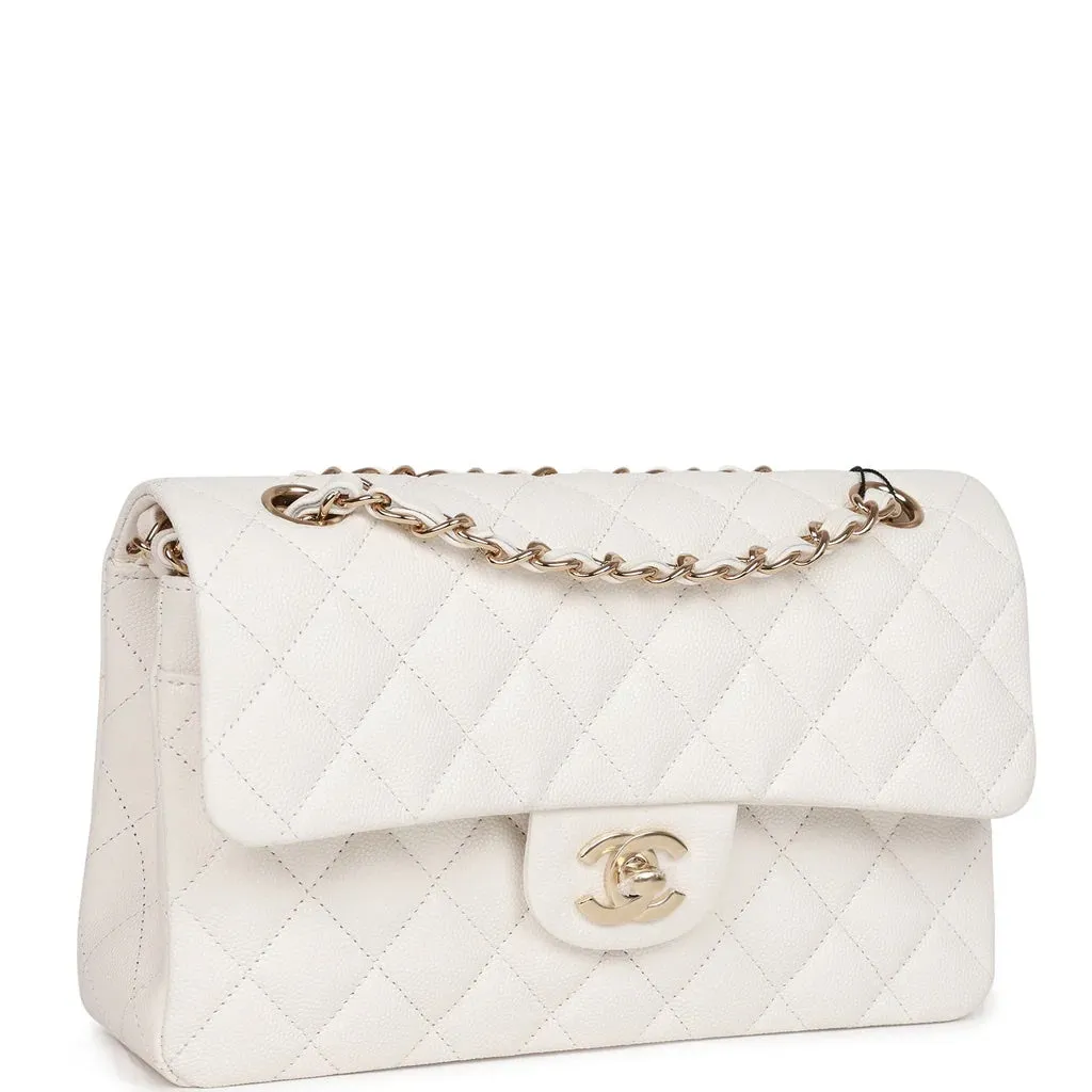 CHANEL CAVIAR QUILTED SMALL CLASSIC DOUBLE FLAP BAG