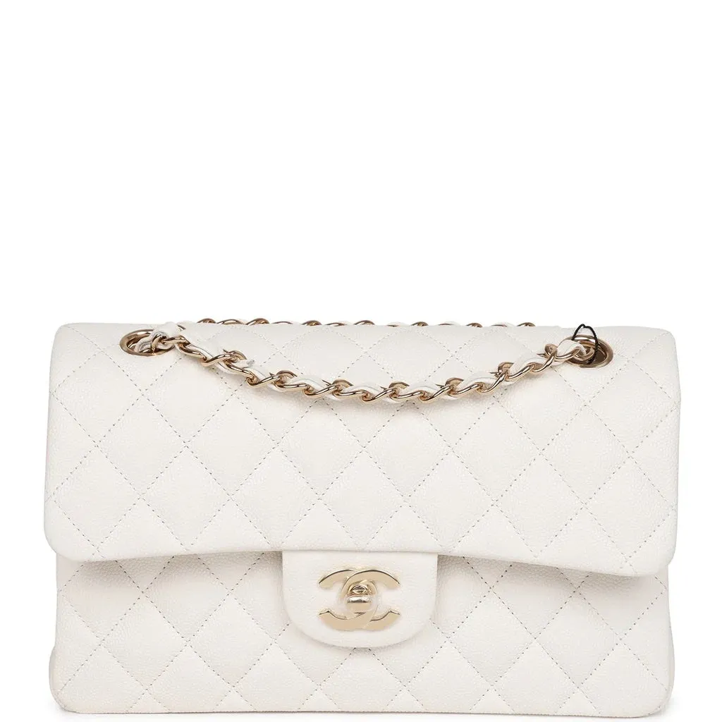 CHANEL CAVIAR QUILTED SMALL CLASSIC DOUBLE FLAP BAG