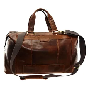 Cheyenne Hand-Stained Antique Buffalo Companion Duffel