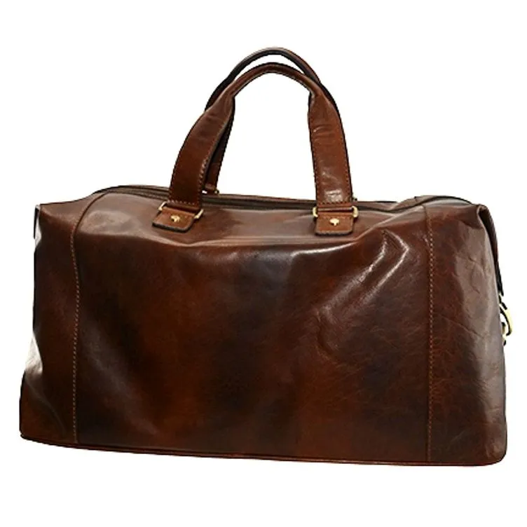 Cheyenne Hand-Stained Antique Buffalo Companion Duffel