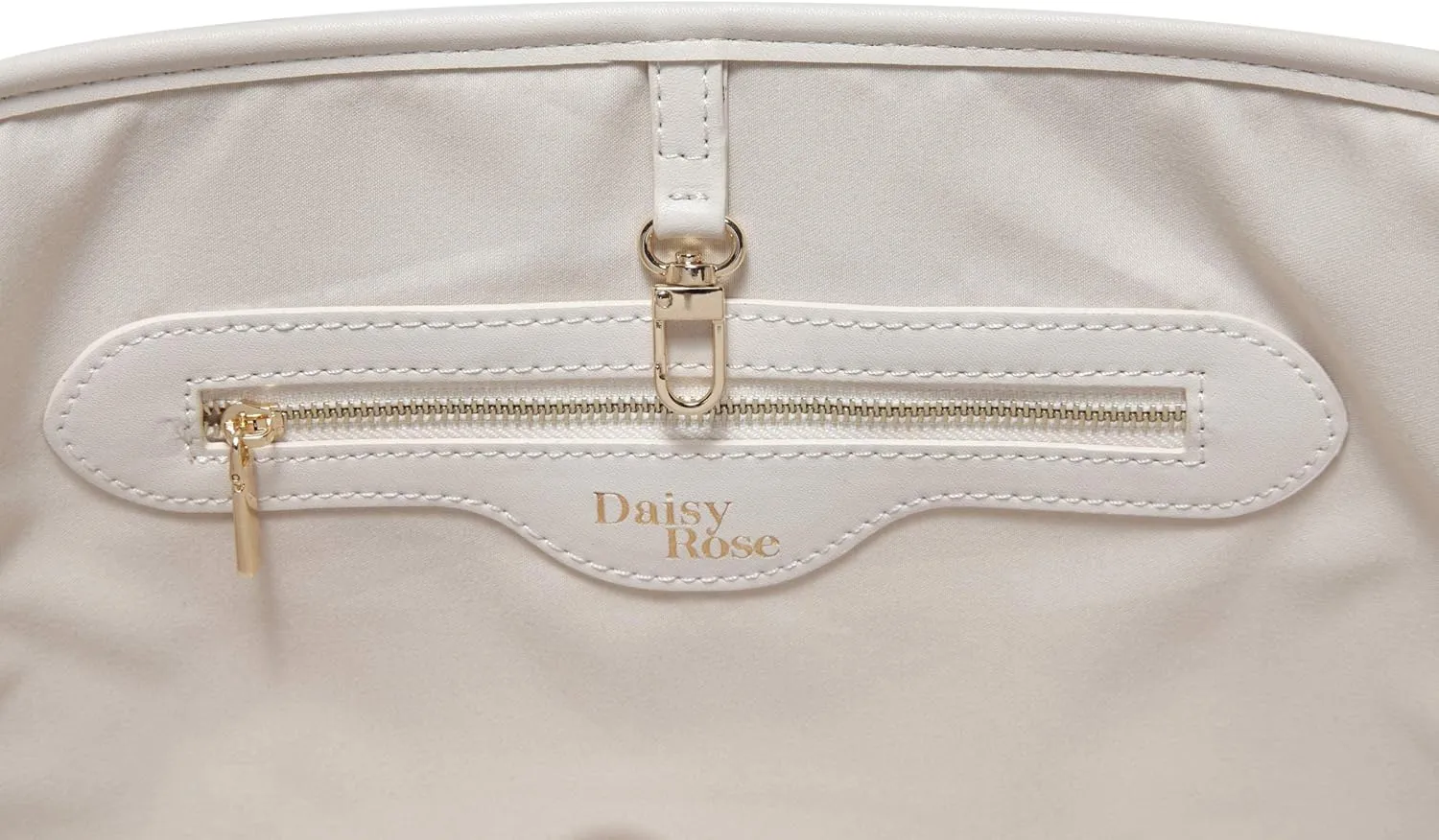 Daisy Rose Tote Shoulder Travel Bag & Matching Clutch PU Vegan Leather