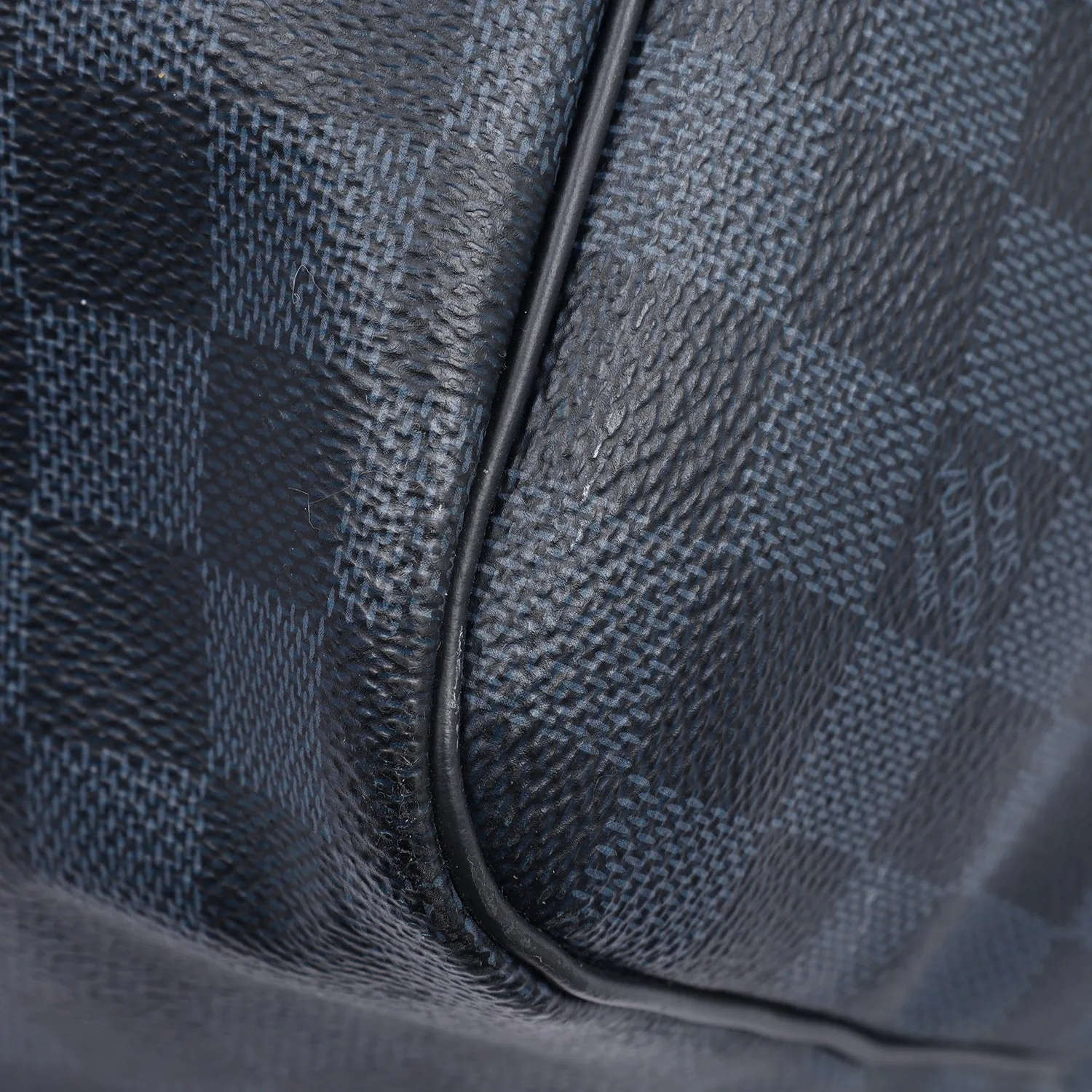Damier Graphite Blue Cobalt Keepall Bandoulière 55 Travel Bag