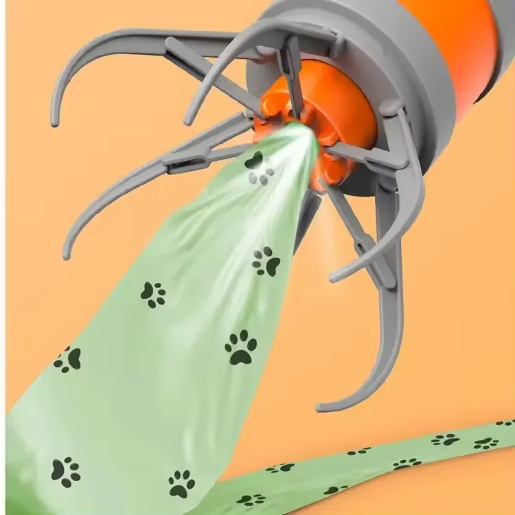 Durable Eight-prong Portable Pet Dog Poop Shovel