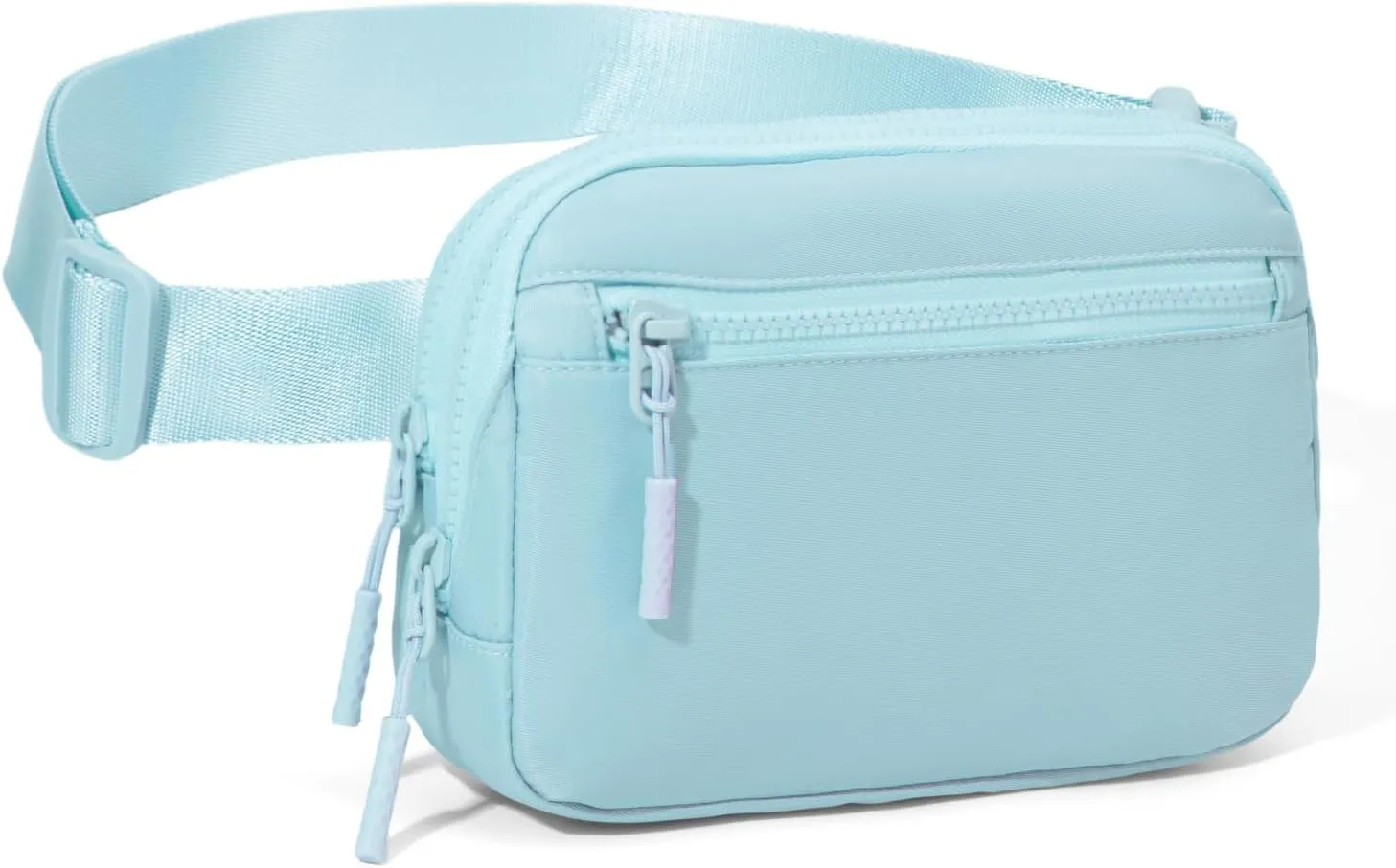 Fanny Pack Crossbody Bags for Women Fashion Waist Packs Everywhere Belt Bag with 3 Pockets Gifts for Women Trend Stuff Birthday Gifts for Her (Icing Blue)