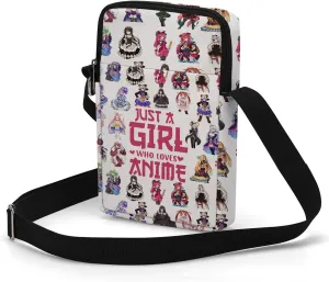 Fantasy Novel Cross Body Bag Magic Mouse Wizard Stuff Phone Bag Book Lovers Gifts Preppy Anime Shoulder Bag
