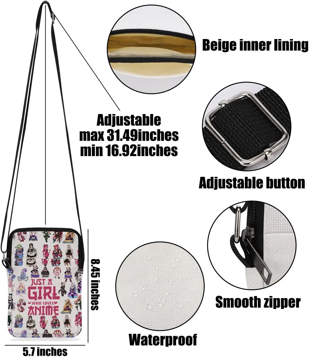 Fantasy Novel Cross Body Bag Magic Mouse Wizard Stuff Phone Bag Book Lovers Gifts Preppy Anime Shoulder Bag
