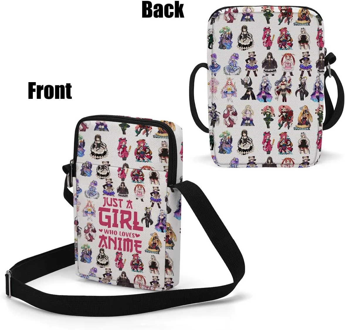 Fantasy Novel Cross Body Bag Magic Mouse Wizard Stuff Phone Bag Book Lovers Gifts Preppy Anime Shoulder Bag