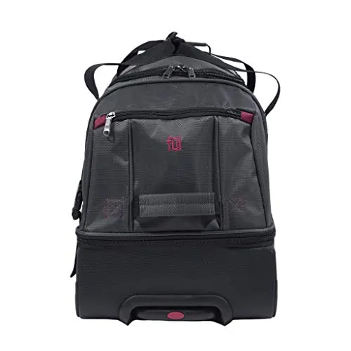 Ful Tour Manager Deluxe 30in Rolling Duffel Bag, Grey