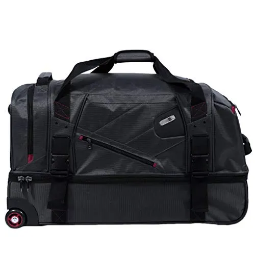 Ful Tour Manager Deluxe 30in Rolling Duffel Bag, Grey
