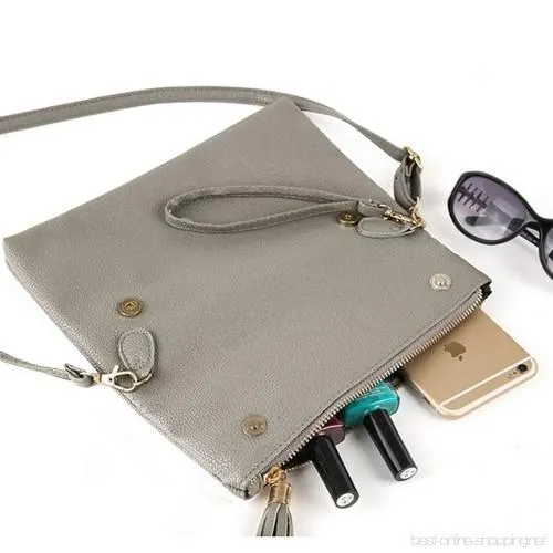 Gray Clutch