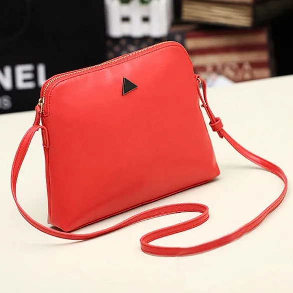 Hot Korean Women Candy Tote Handbag PU Leather Shoulder bag Cross Messenger