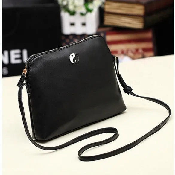 Hot Korean Women Candy Tote Handbag PU Leather Shoulder bag Cross Messenger