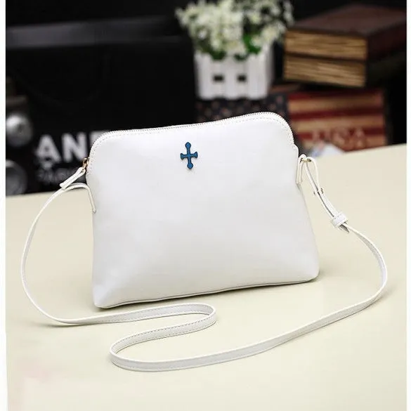 Hot Korean Women Candy Tote Handbag PU Leather Shoulder bag Cross Messenger