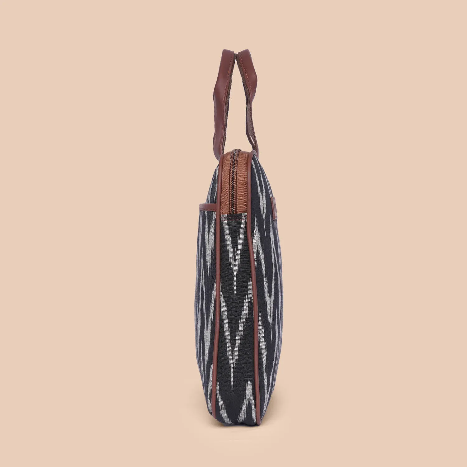 Ikat Wave Sleek Laptop Sleeve