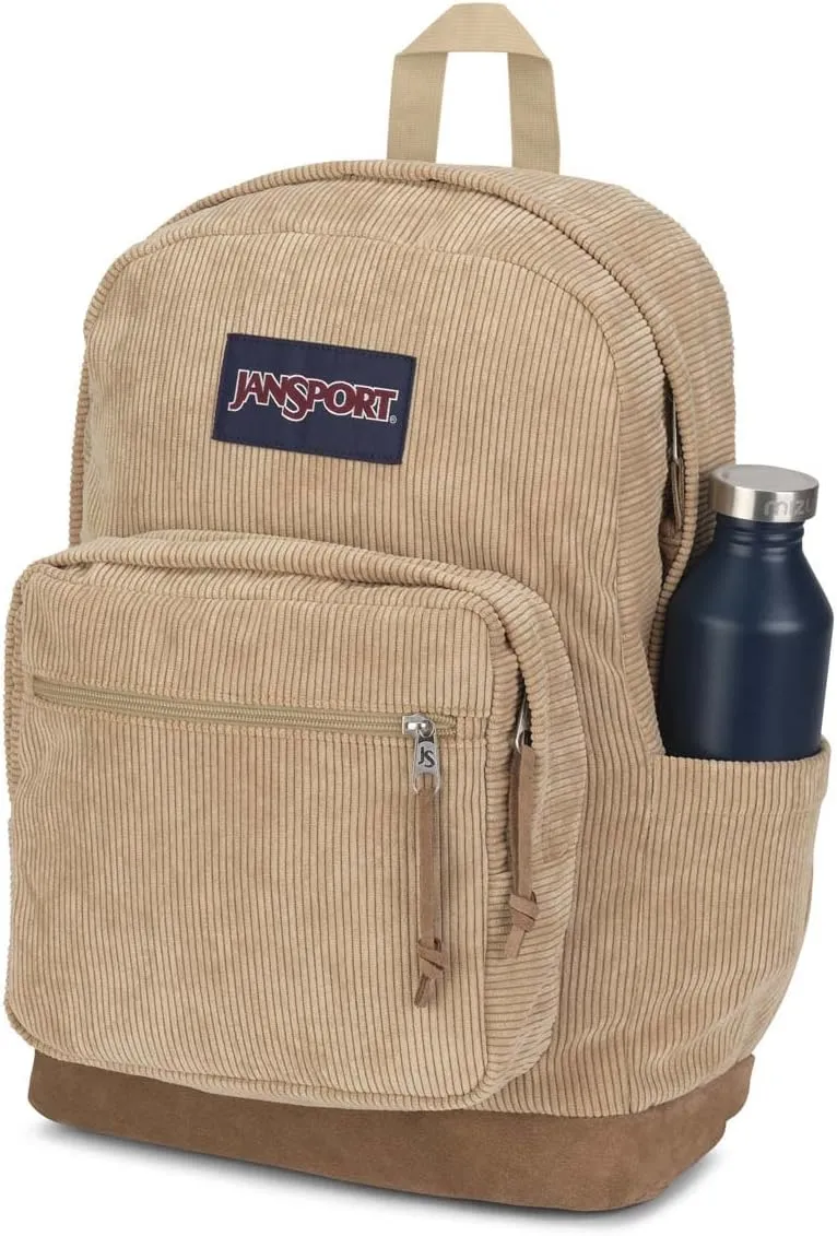 JanSport Right Pack Expressions Backpack - Travel, Work, or Laptop Bag - Curry Corduroy