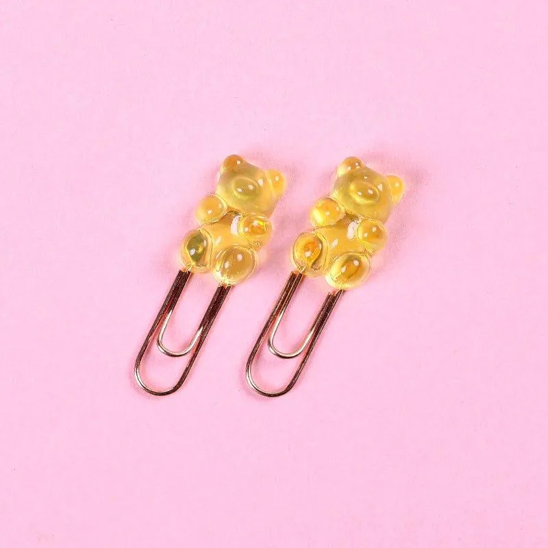 Korean Gummy bear cartoon shape paper clip NP-070028