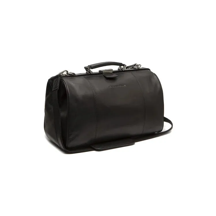 Leather Weekend Bag - The Chesterfield Brand Texel Black