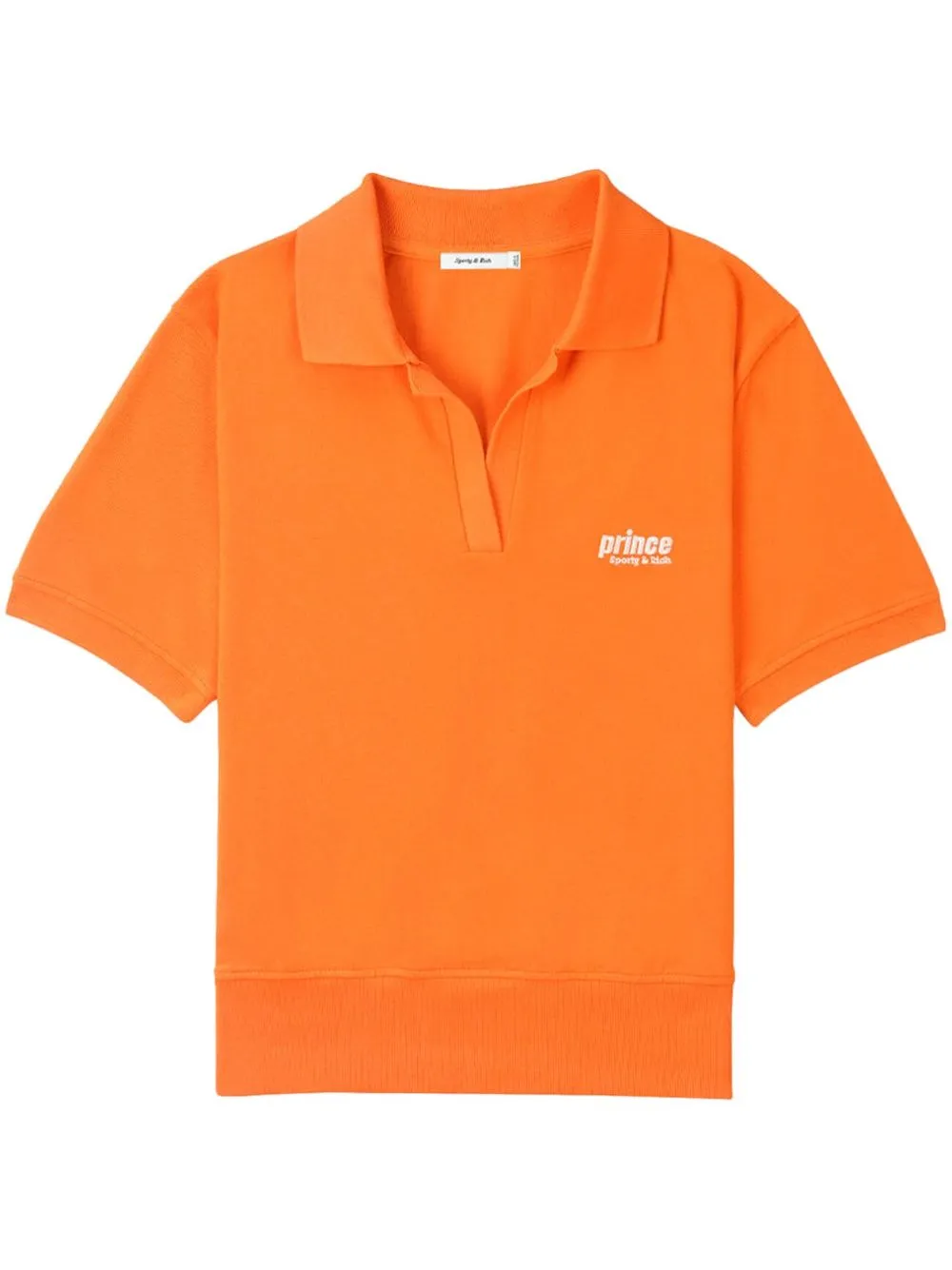 logo-embroidered cotton polo shirt
