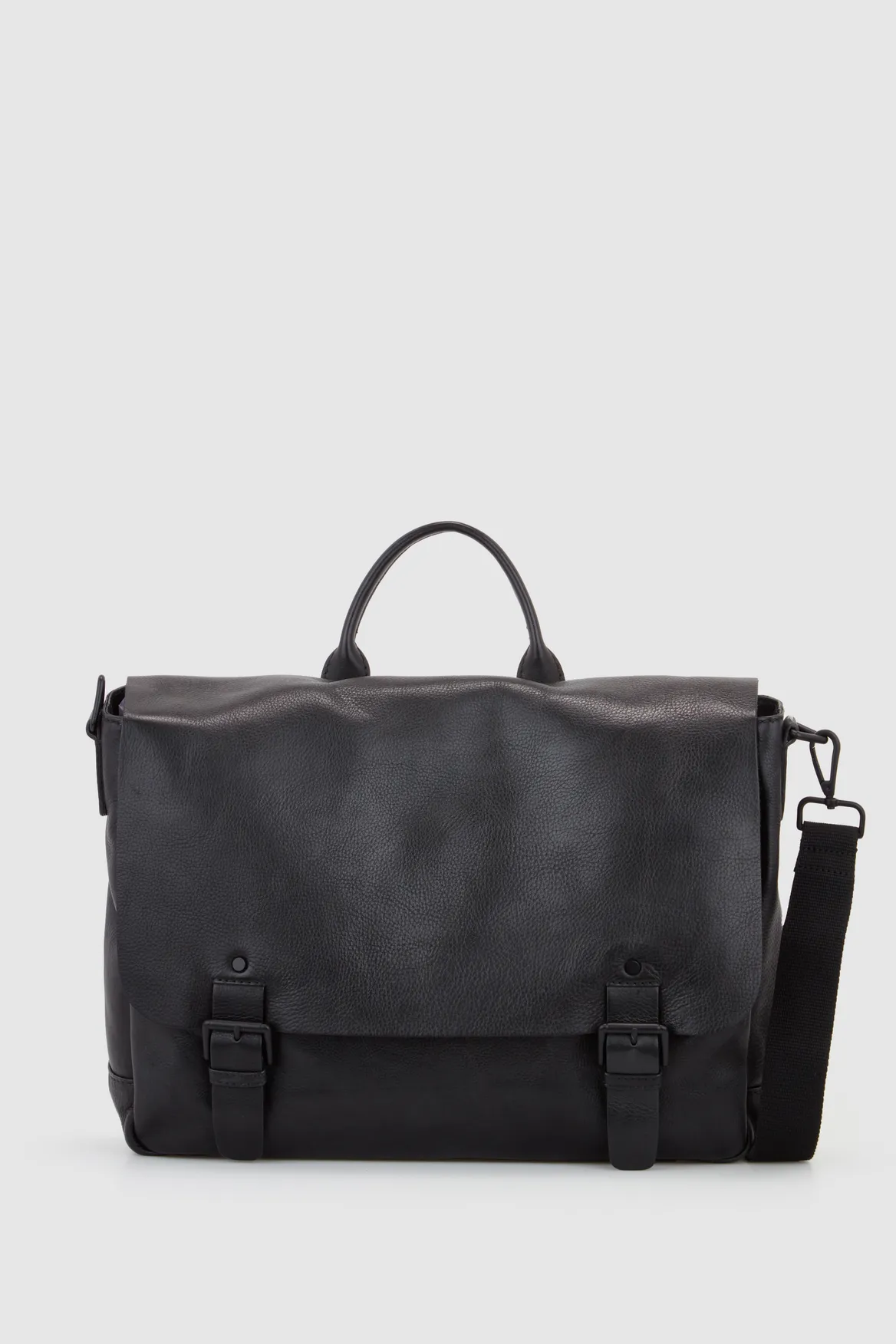 Matt Leather Satchel