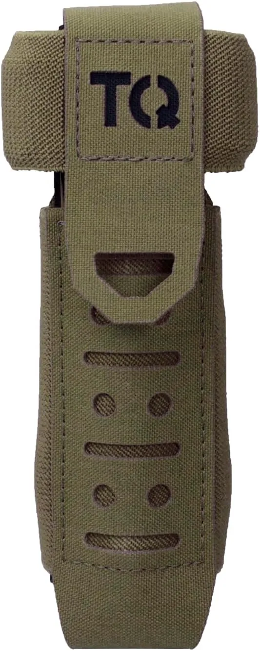 Molle Laser Cut Tourniquet Holder, Nylon TQ Holder Pouch Bag for PALS Duty Belt Loop EMT EMS