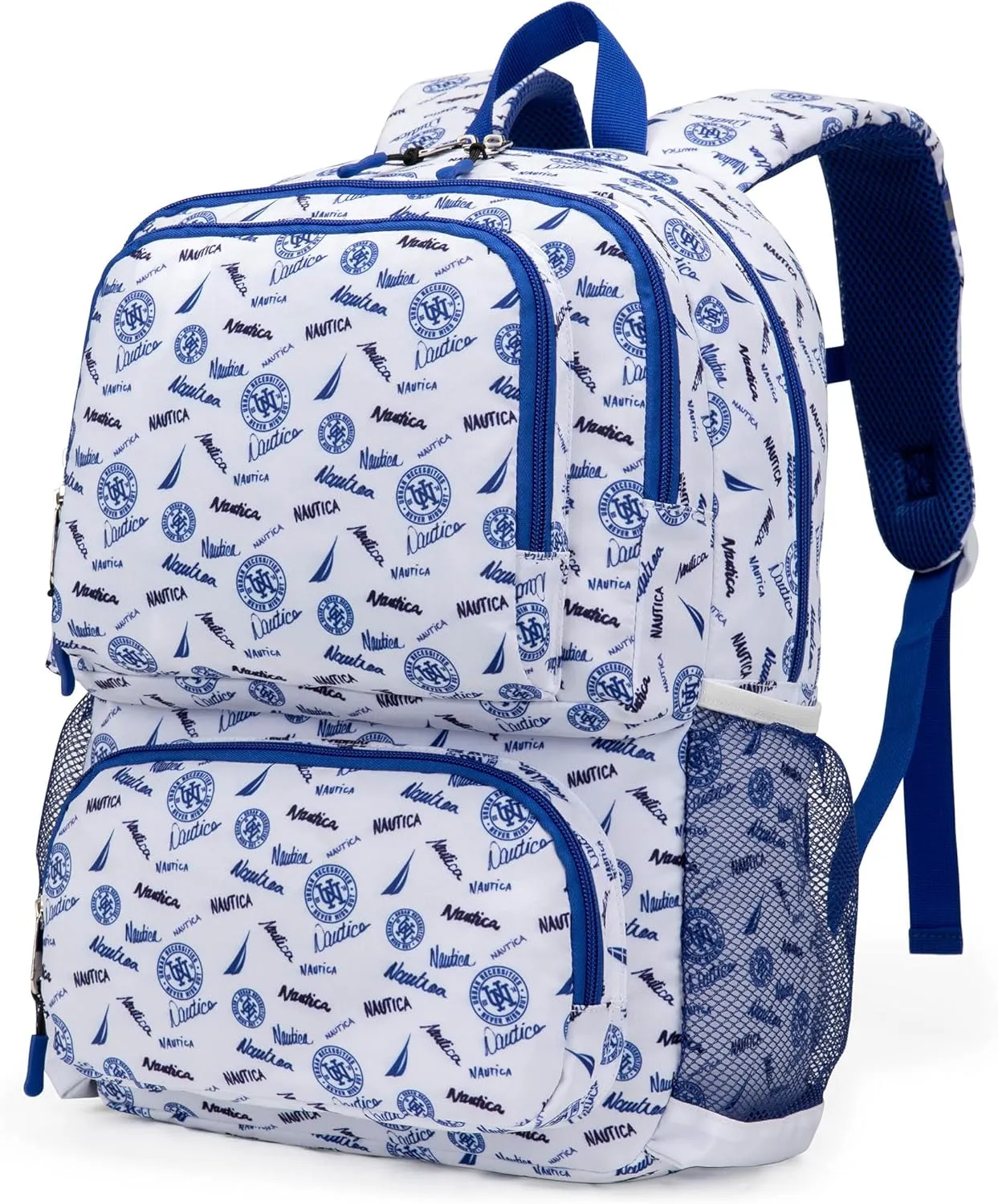 Nautica Kids Backpack for School | Kindergarten Elementary Kids Backpack | 17" Tall | Varsity