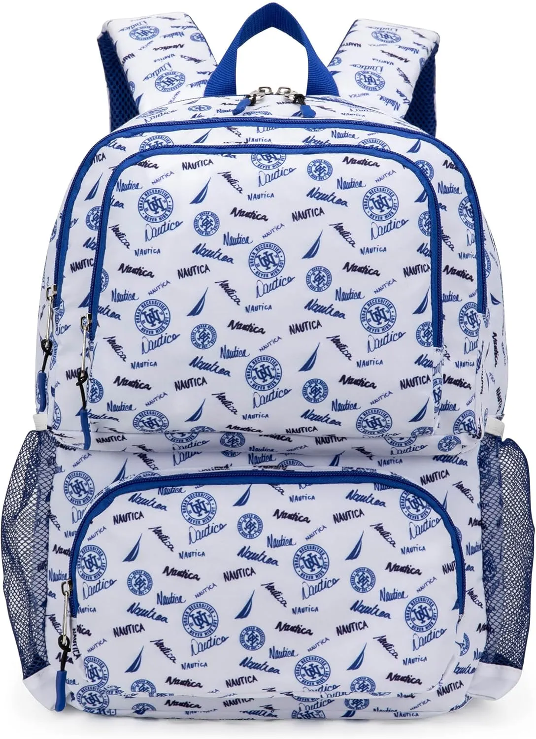 Nautica Kids Backpack for School | Kindergarten Elementary Kids Backpack | 17" Tall | Varsity