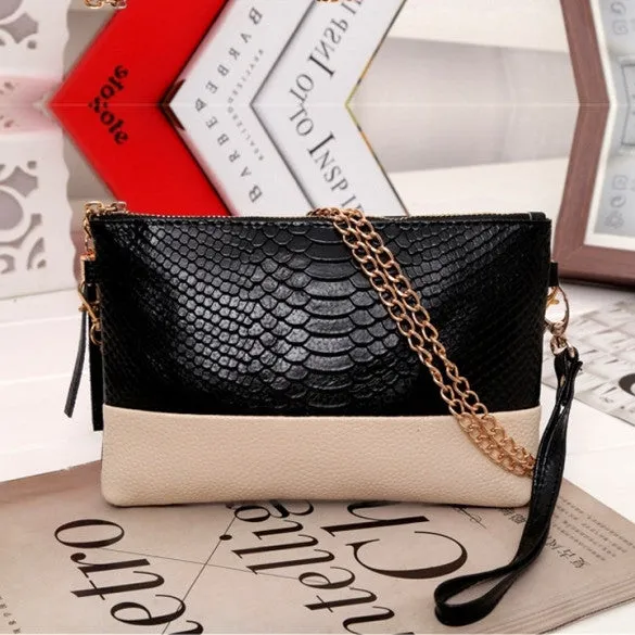 New Women Synthetic Leather Tassel Bag Clutch Bags Day Shoulder Messenger Bag