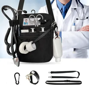 Nurse Fanny Utility Waist Pack,BetterJonny Multi Compartment Medical Gear Pocket Belt Bag Nursing Organizer Pouch for Stethoscopes,Bandage Scissors Other Medical Supplies