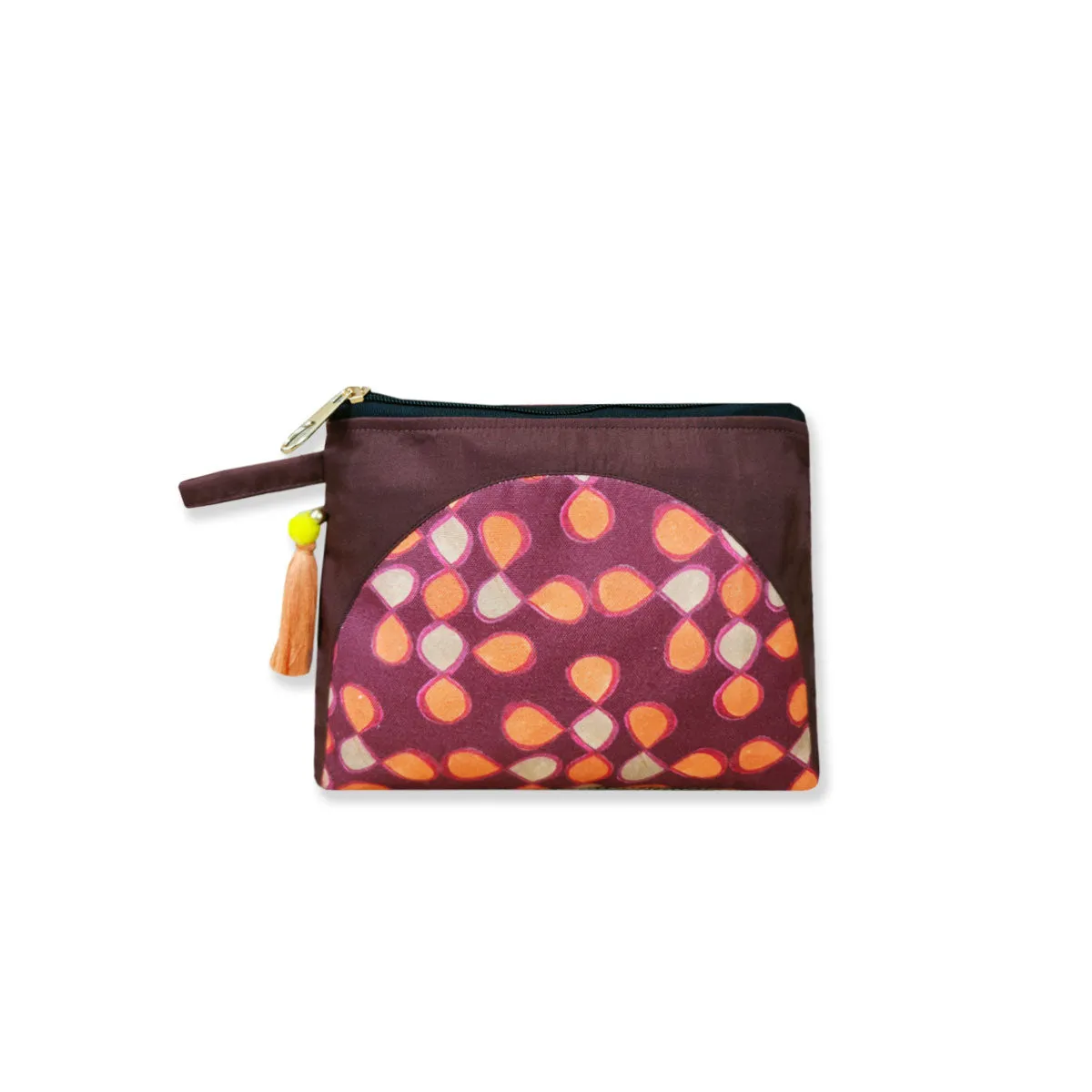 Orange Kollam Tote/Pouch Combo
