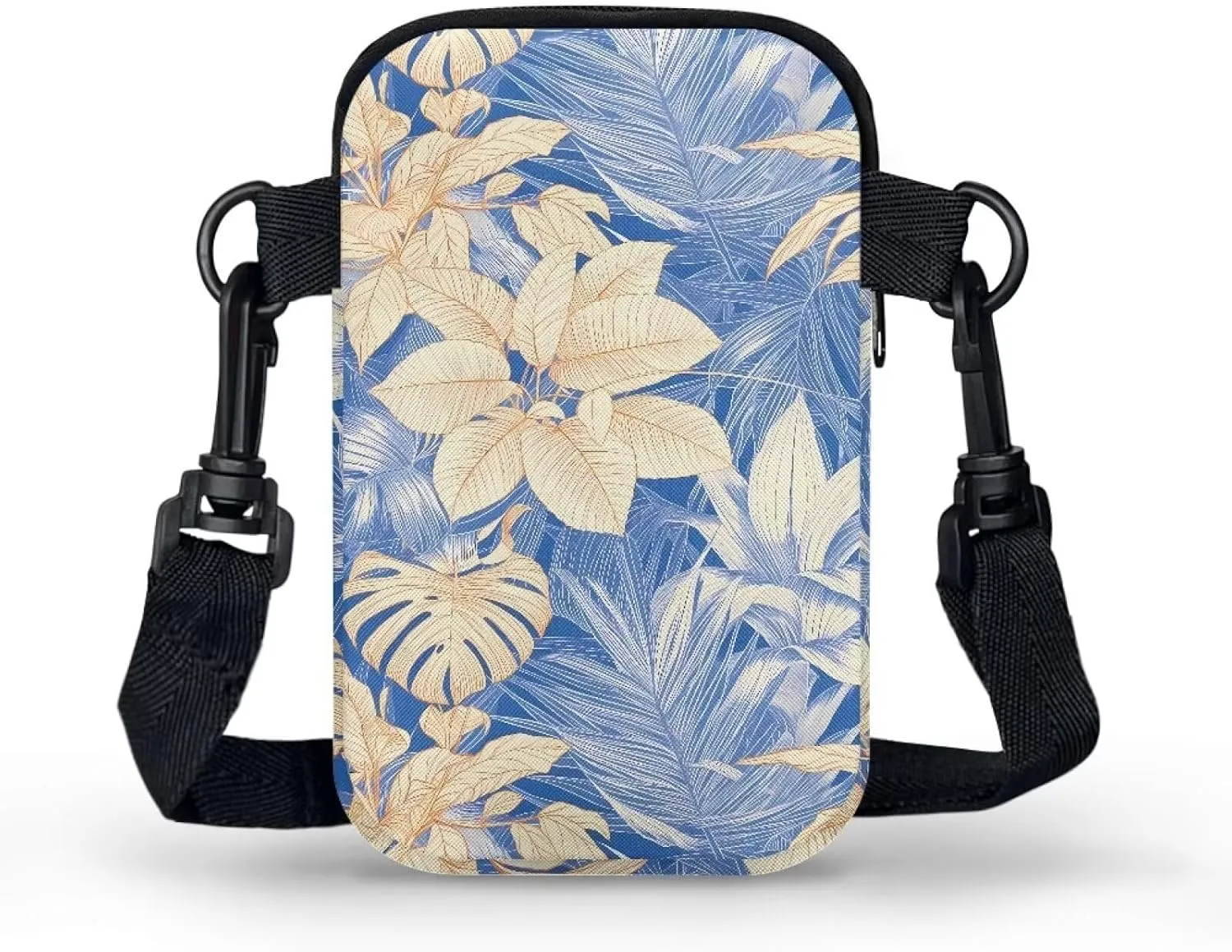 Small Crossbody Bags for Women, Spring Flowers Cell Phone Purse Wallet, Travel Pouch Passport Phone Holder Wallet