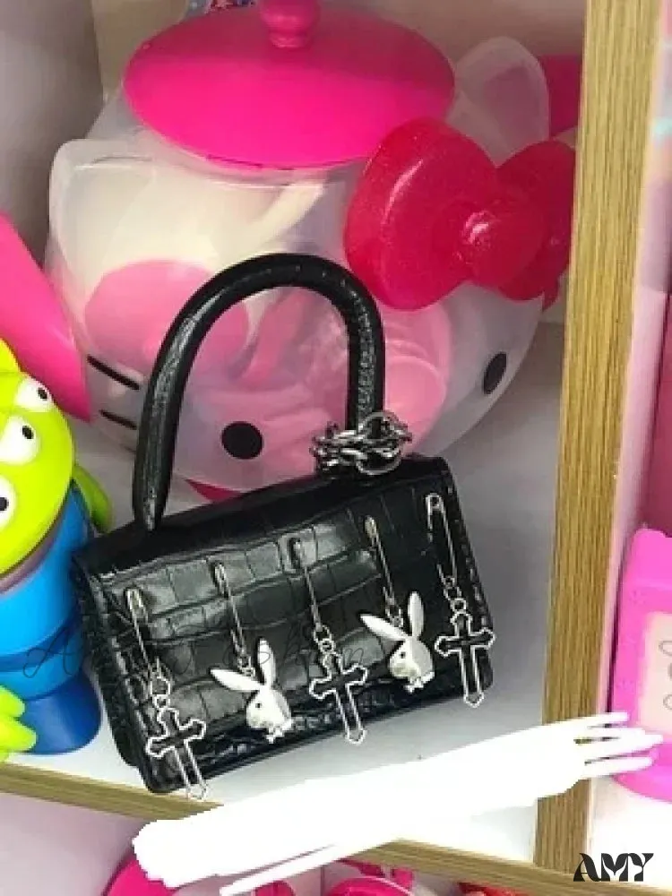 Spice Gothic Messenger Bag Harajuku Spider Rabbit Dark Cross Punk